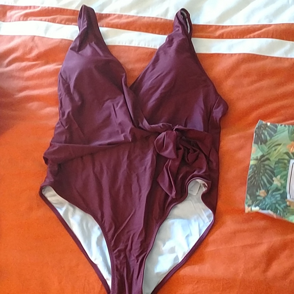 NWT Maroon Bathingsuit